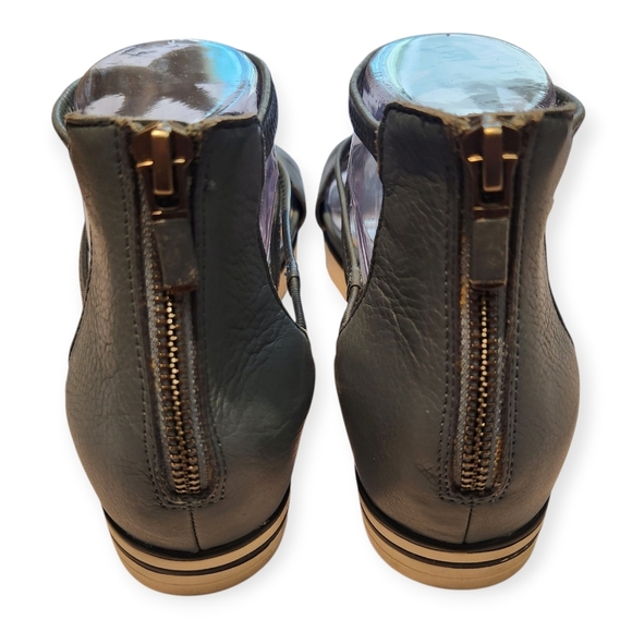 EILEEN FISHER SKIP WASHED BLUE LEATHER SNEAKER SANDAL SZ 9 - Picture 8 of 11